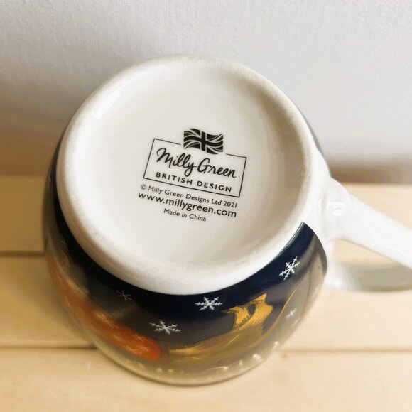 Milly Green Dachshund Through the Snow Oversized Christmas Mug - Picture 8 of 8